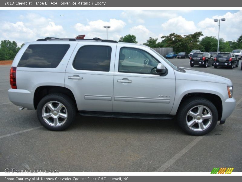 Silver Ice Metallic / Ebony 2013 Chevrolet Tahoe LT 4x4