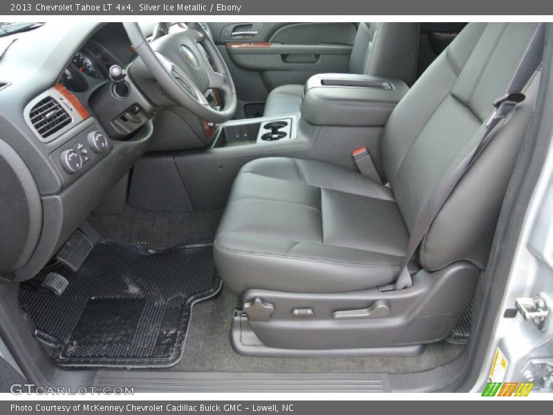 Silver Ice Metallic / Ebony 2013 Chevrolet Tahoe LT 4x4