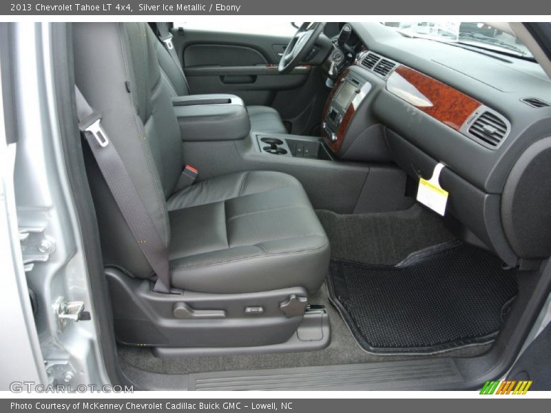 Silver Ice Metallic / Ebony 2013 Chevrolet Tahoe LT 4x4