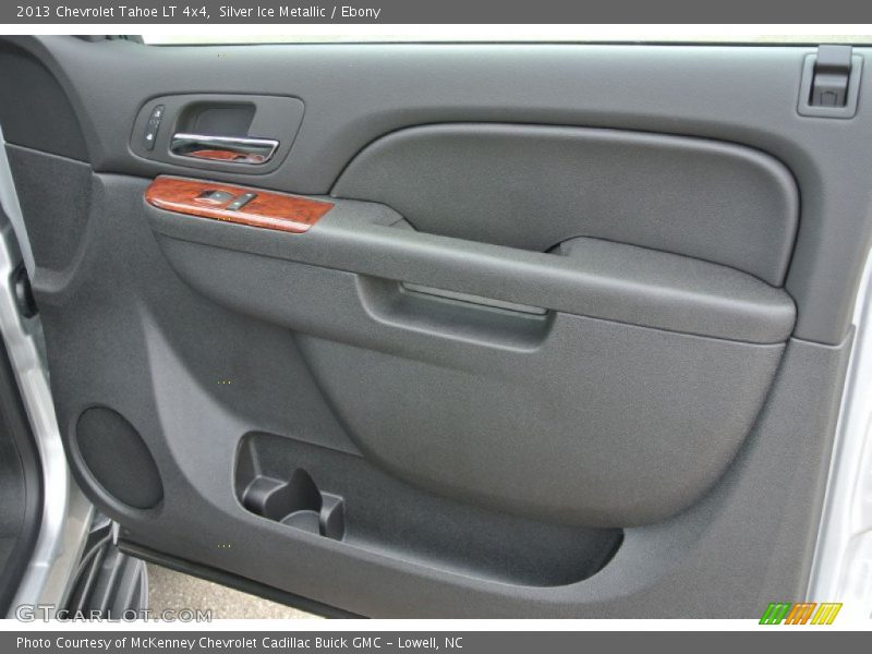 Silver Ice Metallic / Ebony 2013 Chevrolet Tahoe LT 4x4