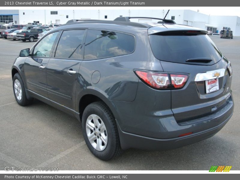 Cyber Gray Metallic / Dark Titanium/Light Titanium 2013 Chevrolet Traverse LS