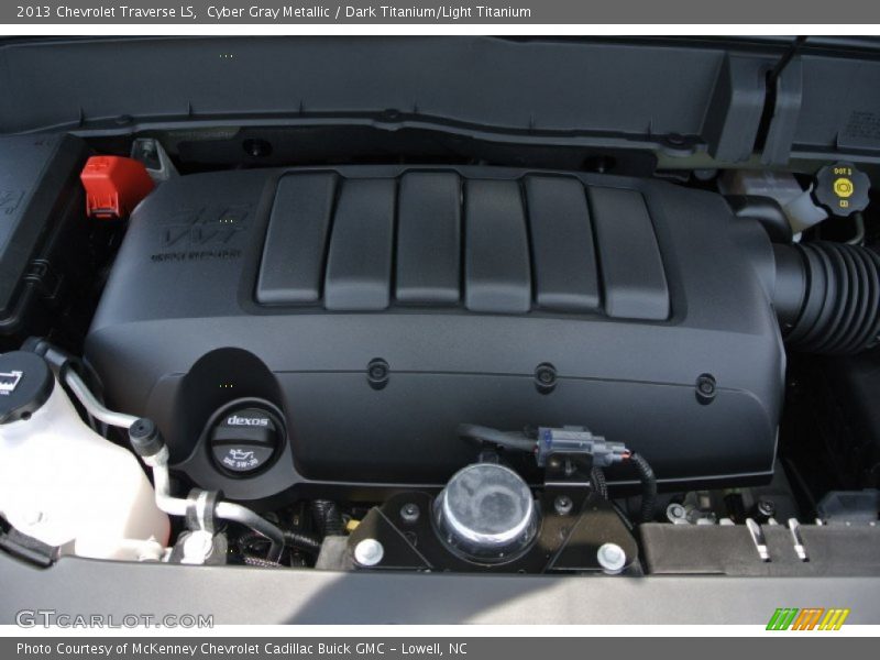 Cyber Gray Metallic / Dark Titanium/Light Titanium 2013 Chevrolet Traverse LS