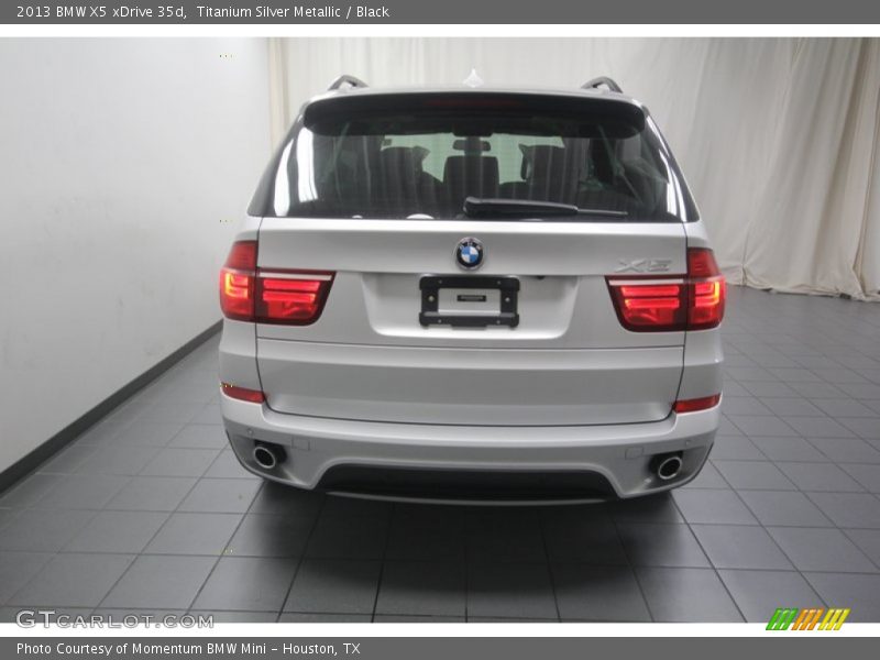 Titanium Silver Metallic / Black 2013 BMW X5 xDrive 35d