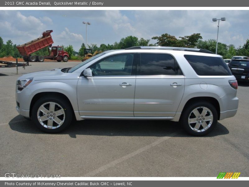 Quicksilver Metallic / Ebony 2013 GMC Acadia Denali