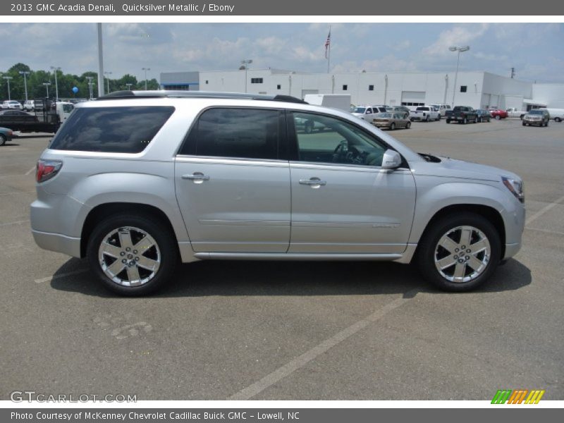 Quicksilver Metallic / Ebony 2013 GMC Acadia Denali