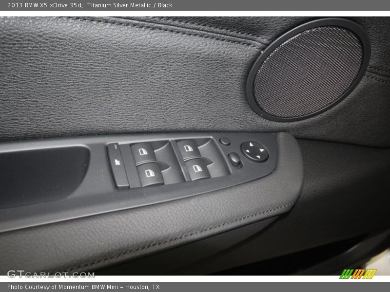 Titanium Silver Metallic / Black 2013 BMW X5 xDrive 35d