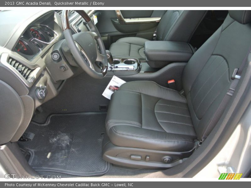 Quicksilver Metallic / Ebony 2013 GMC Acadia Denali