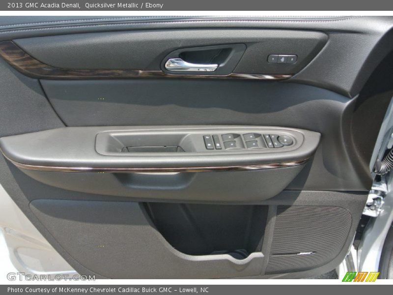 Quicksilver Metallic / Ebony 2013 GMC Acadia Denali