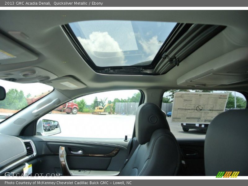 Quicksilver Metallic / Ebony 2013 GMC Acadia Denali