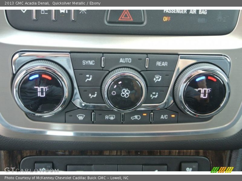 Quicksilver Metallic / Ebony 2013 GMC Acadia Denali