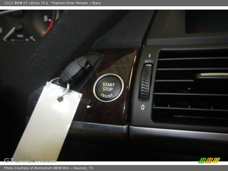 Titanium Silver Metallic / Black 2013 BMW X5 xDrive 35d