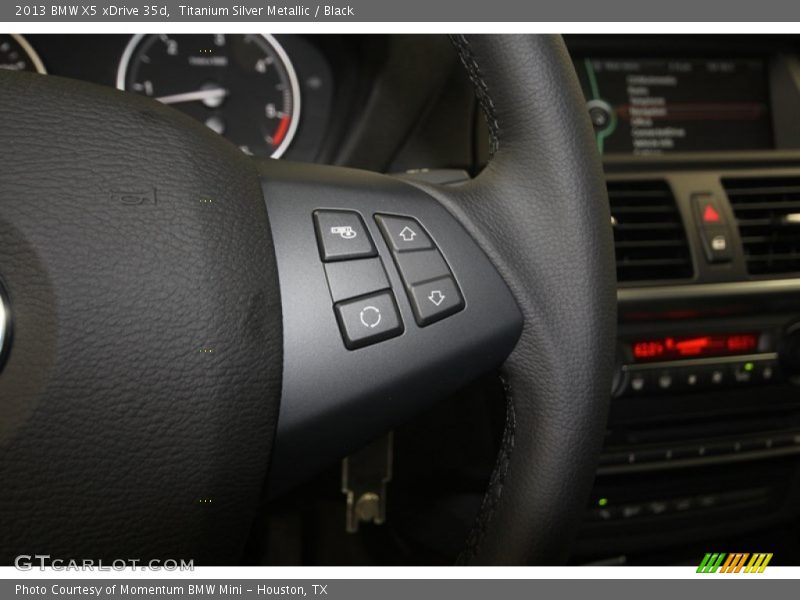Titanium Silver Metallic / Black 2013 BMW X5 xDrive 35d