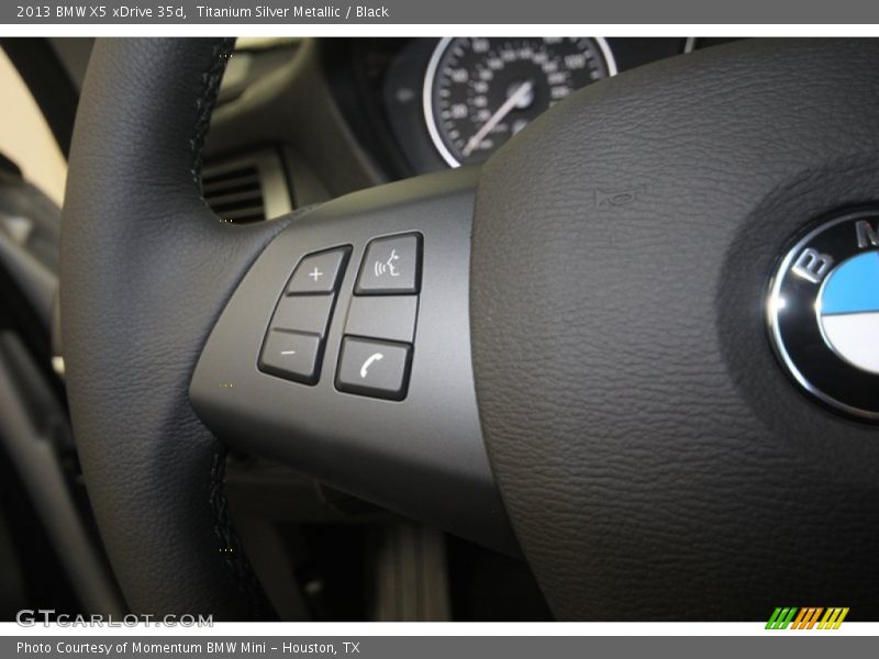 Titanium Silver Metallic / Black 2013 BMW X5 xDrive 35d
