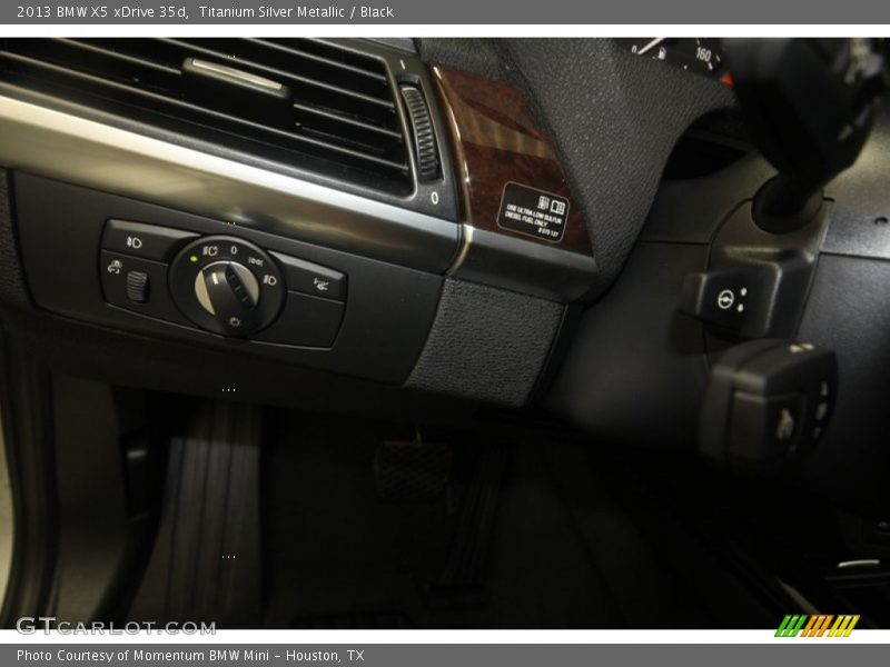 Titanium Silver Metallic / Black 2013 BMW X5 xDrive 35d