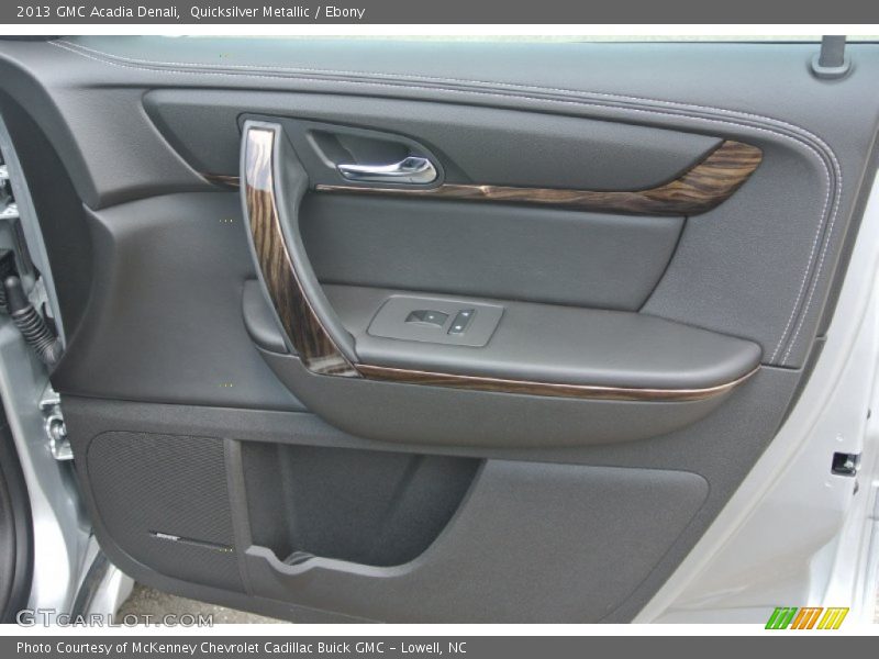 Quicksilver Metallic / Ebony 2013 GMC Acadia Denali