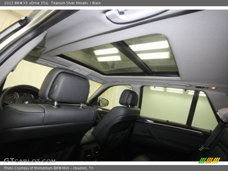 Titanium Silver Metallic / Black 2013 BMW X5 xDrive 35d