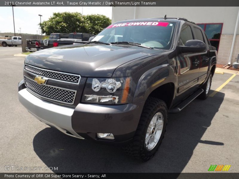 Taupe Gray Metallic / Dark Titanium/Light Titanium 2011 Chevrolet Avalanche LT 4x4
