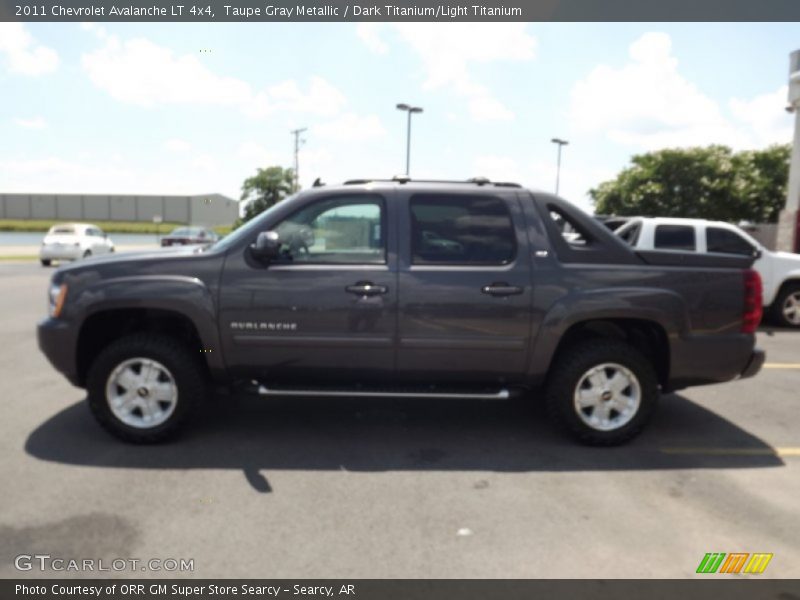 Taupe Gray Metallic / Dark Titanium/Light Titanium 2011 Chevrolet Avalanche LT 4x4