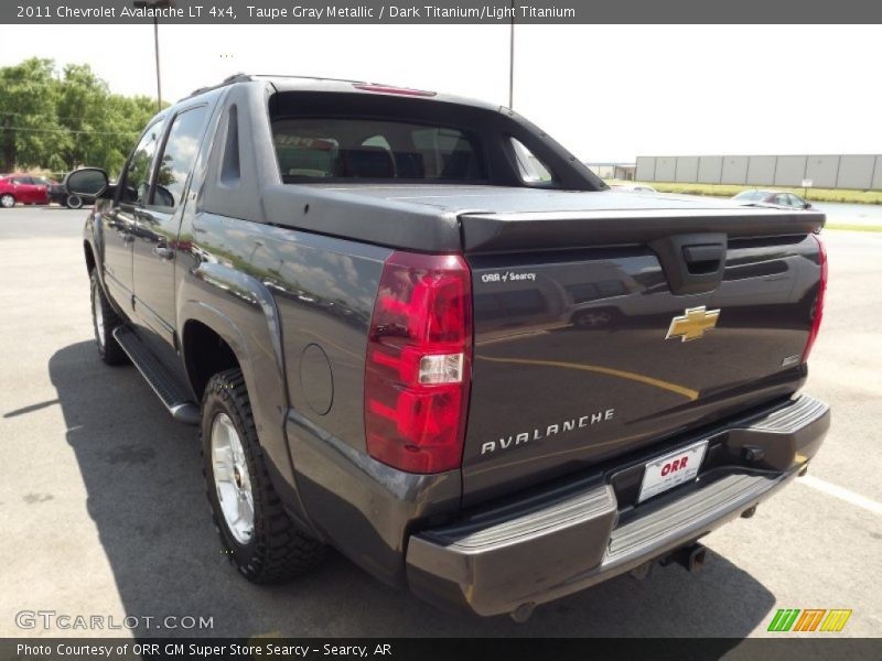 Taupe Gray Metallic / Dark Titanium/Light Titanium 2011 Chevrolet Avalanche LT 4x4