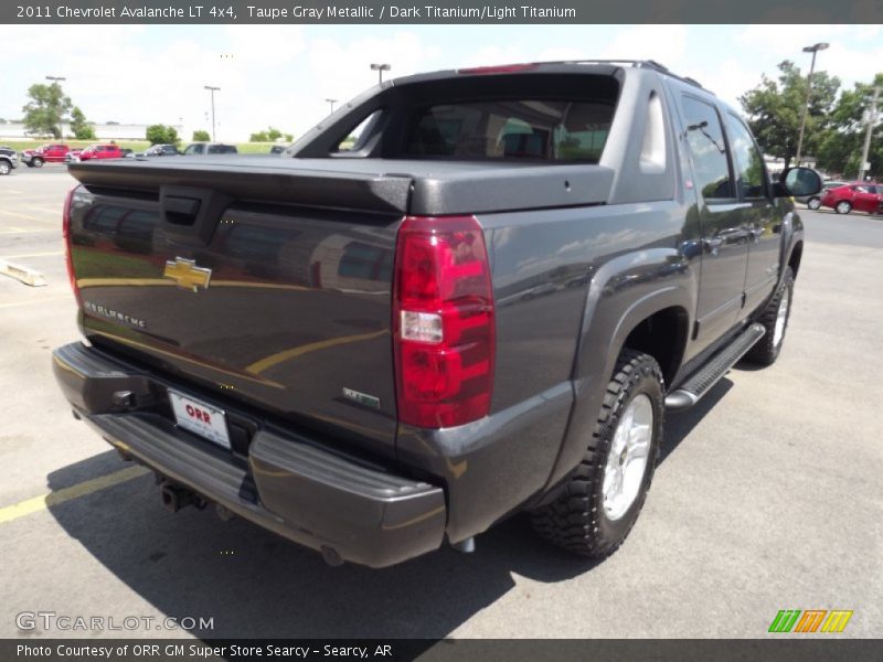 Taupe Gray Metallic / Dark Titanium/Light Titanium 2011 Chevrolet Avalanche LT 4x4