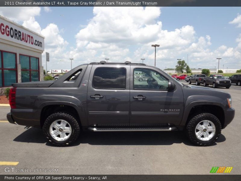 Taupe Gray Metallic / Dark Titanium/Light Titanium 2011 Chevrolet Avalanche LT 4x4