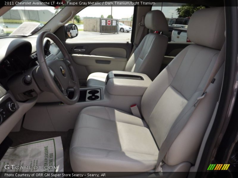 Taupe Gray Metallic / Dark Titanium/Light Titanium 2011 Chevrolet Avalanche LT 4x4