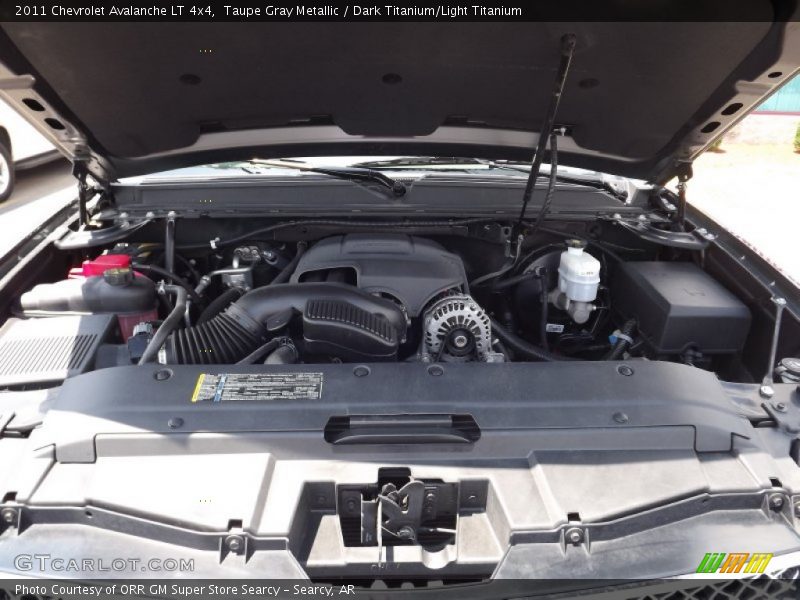 Taupe Gray Metallic / Dark Titanium/Light Titanium 2011 Chevrolet Avalanche LT 4x4
