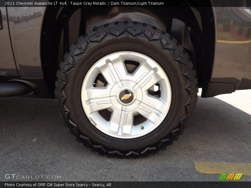 Taupe Gray Metallic / Dark Titanium/Light Titanium 2011 Chevrolet Avalanche LT 4x4