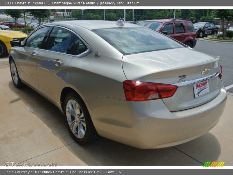 Champagne Silver Metallic / Jet Black/Dark Titanium 2014 Chevrolet Impala LT
