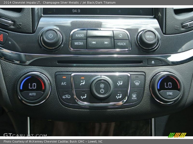 Controls of 2014 Impala LT