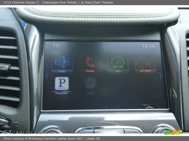 Champagne Silver Metallic / Jet Black/Dark Titanium 2014 Chevrolet Impala LT