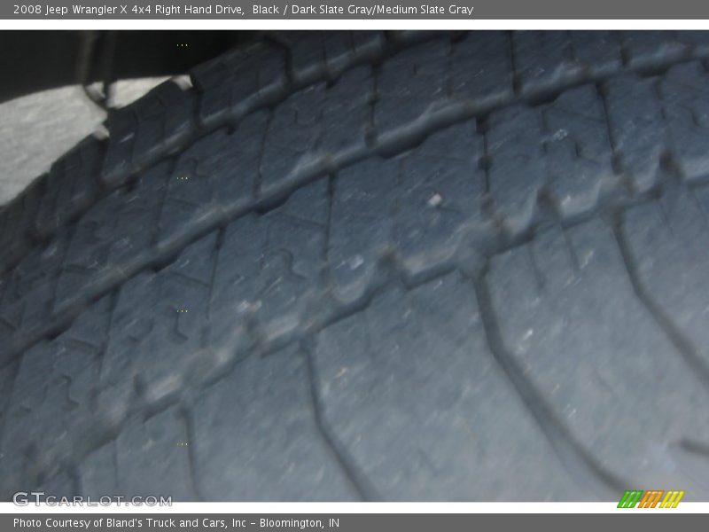 Black / Dark Slate Gray/Medium Slate Gray 2008 Jeep Wrangler X 4x4 Right Hand Drive
