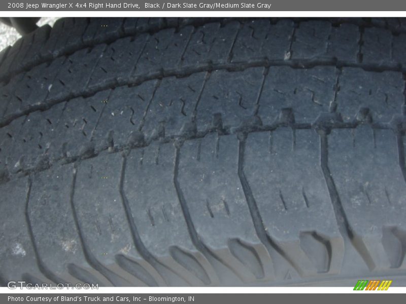 Black / Dark Slate Gray/Medium Slate Gray 2008 Jeep Wrangler X 4x4 Right Hand Drive