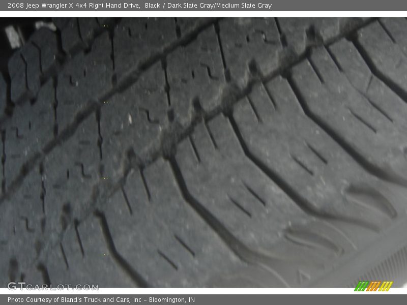Black / Dark Slate Gray/Medium Slate Gray 2008 Jeep Wrangler X 4x4 Right Hand Drive