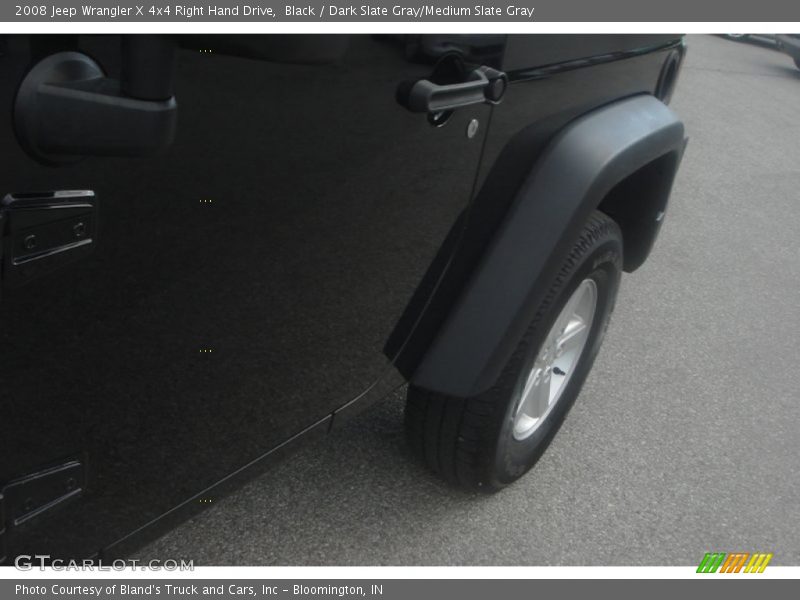Black / Dark Slate Gray/Medium Slate Gray 2008 Jeep Wrangler X 4x4 Right Hand Drive