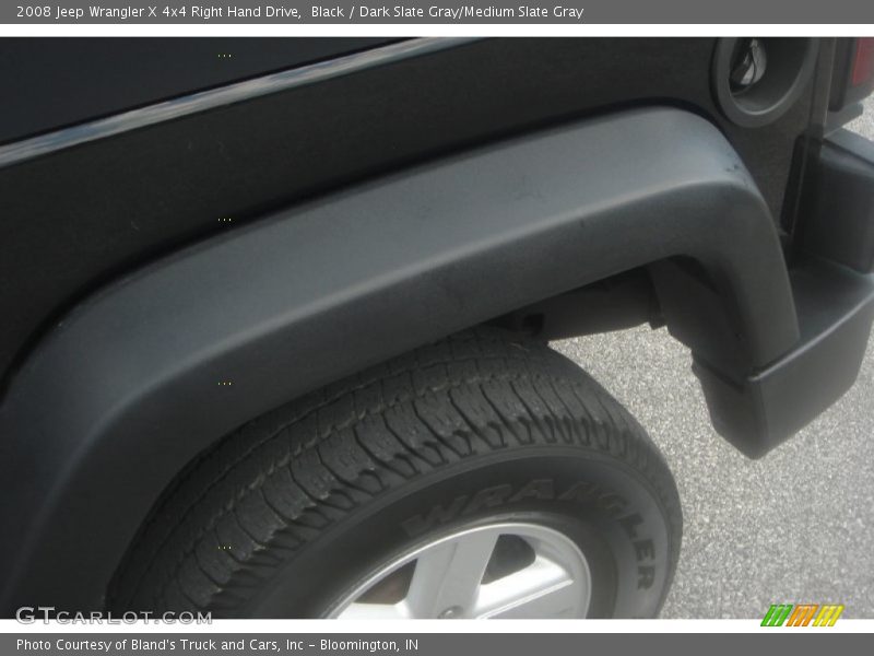 Black / Dark Slate Gray/Medium Slate Gray 2008 Jeep Wrangler X 4x4 Right Hand Drive