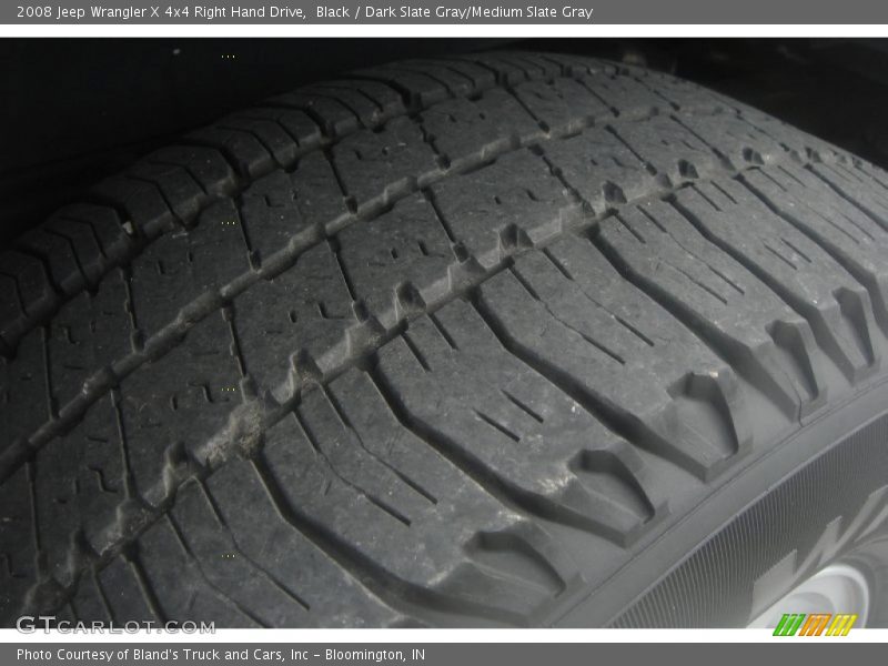 Black / Dark Slate Gray/Medium Slate Gray 2008 Jeep Wrangler X 4x4 Right Hand Drive