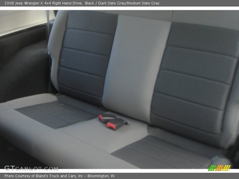 Black / Dark Slate Gray/Medium Slate Gray 2008 Jeep Wrangler X 4x4 Right Hand Drive