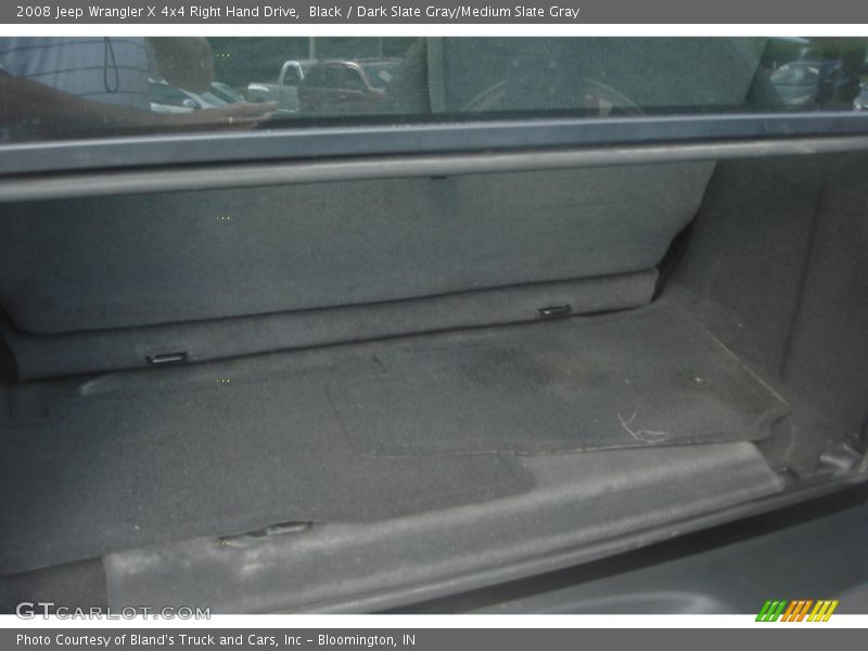 Black / Dark Slate Gray/Medium Slate Gray 2008 Jeep Wrangler X 4x4 Right Hand Drive