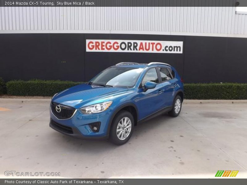 Sky Blue Mica / Black 2014 Mazda CX-5 Touring