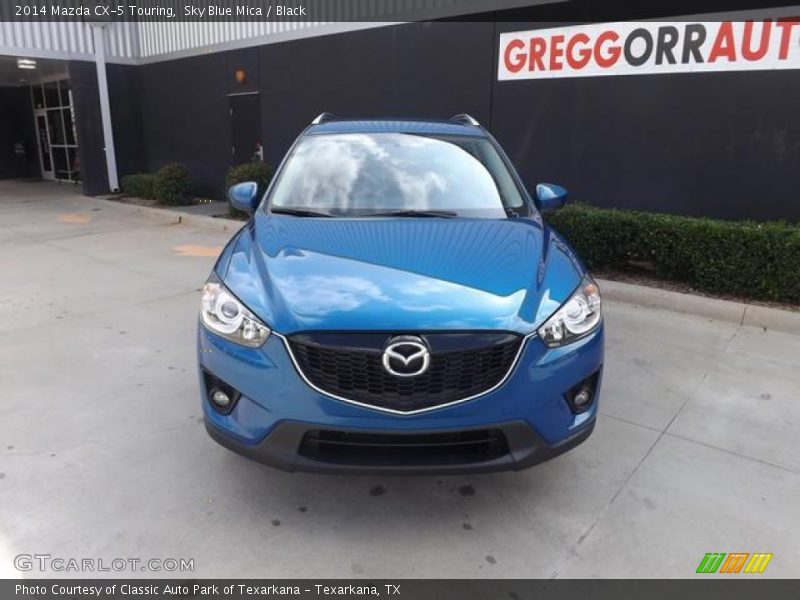 Sky Blue Mica / Black 2014 Mazda CX-5 Touring