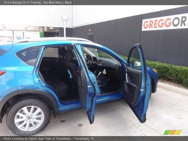 Sky Blue Mica / Black 2014 Mazda CX-5 Touring