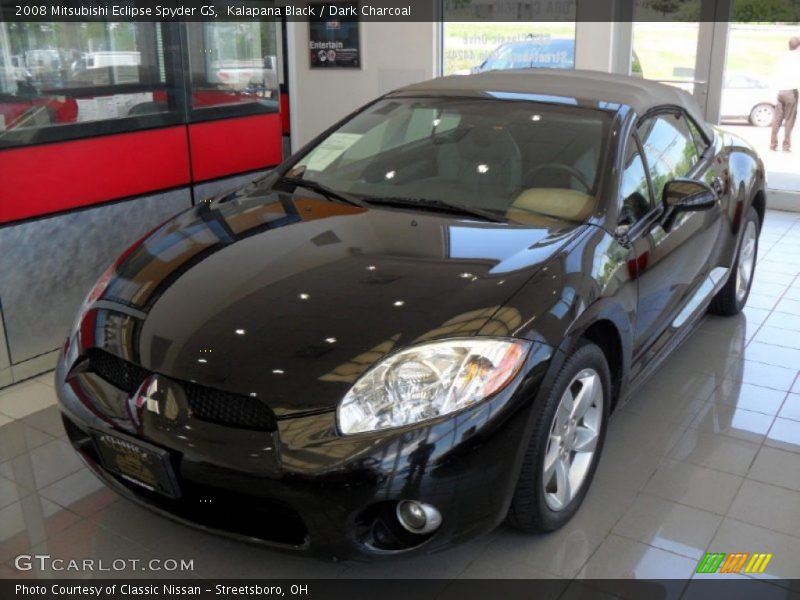 Kalapana Black / Dark Charcoal 2008 Mitsubishi Eclipse Spyder GS