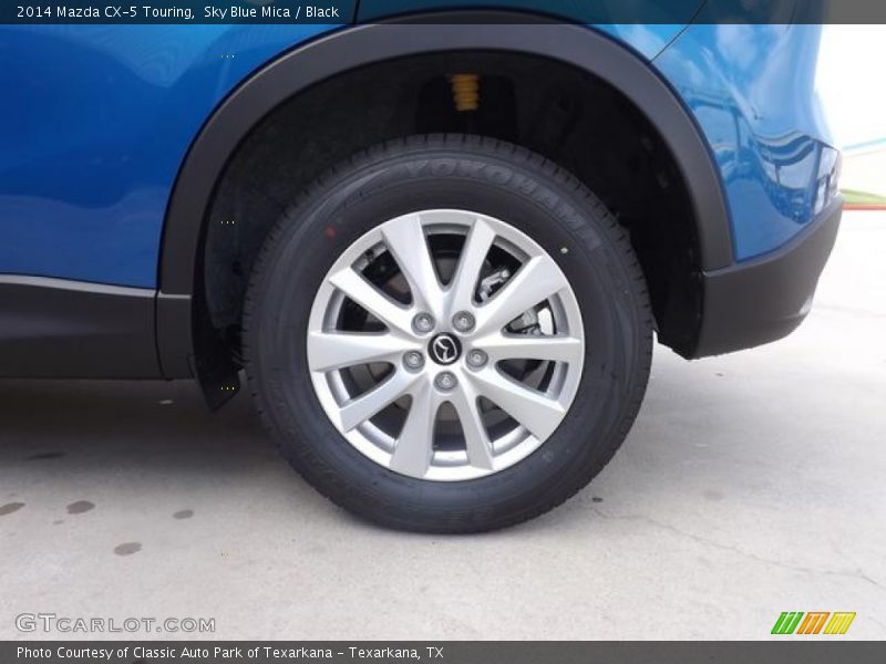 Sky Blue Mica / Black 2014 Mazda CX-5 Touring