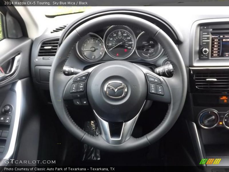 Sky Blue Mica / Black 2014 Mazda CX-5 Touring