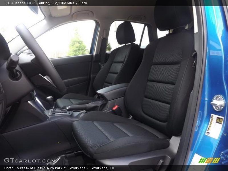 Sky Blue Mica / Black 2014 Mazda CX-5 Touring