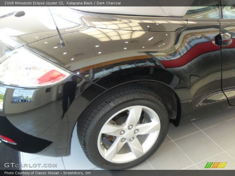 Kalapana Black / Dark Charcoal 2008 Mitsubishi Eclipse Spyder GS