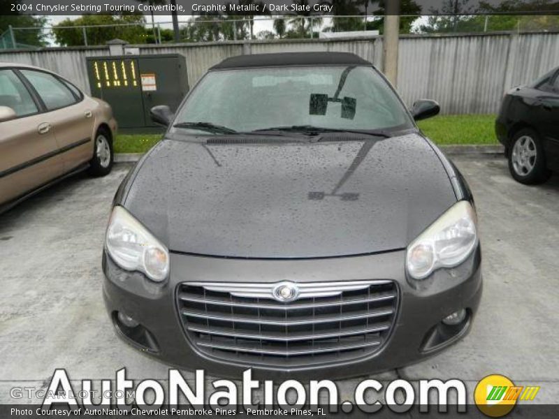 Graphite Metallic / Dark Slate Gray 2004 Chrysler Sebring Touring Convertible