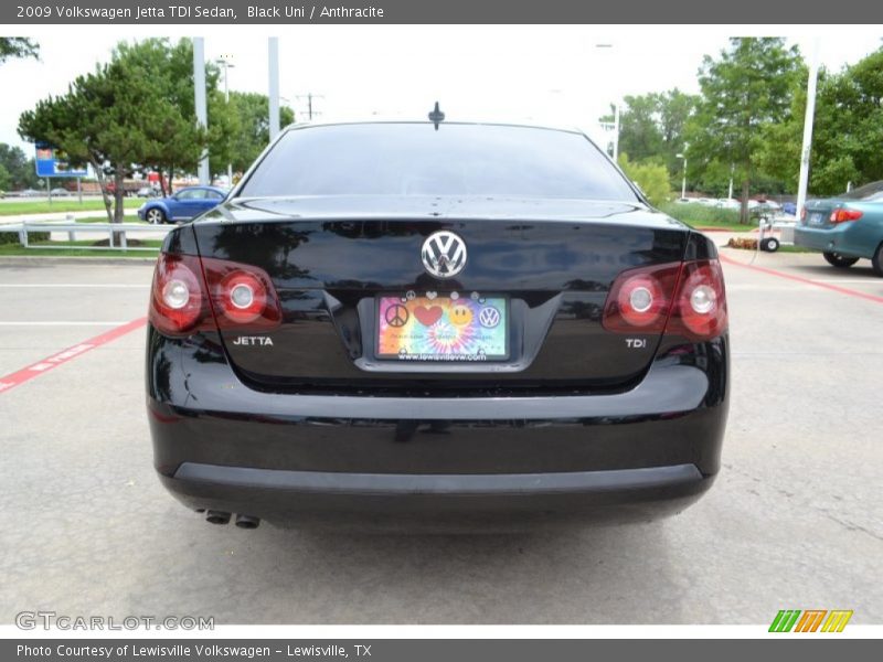 Black Uni / Anthracite 2009 Volkswagen Jetta TDI Sedan