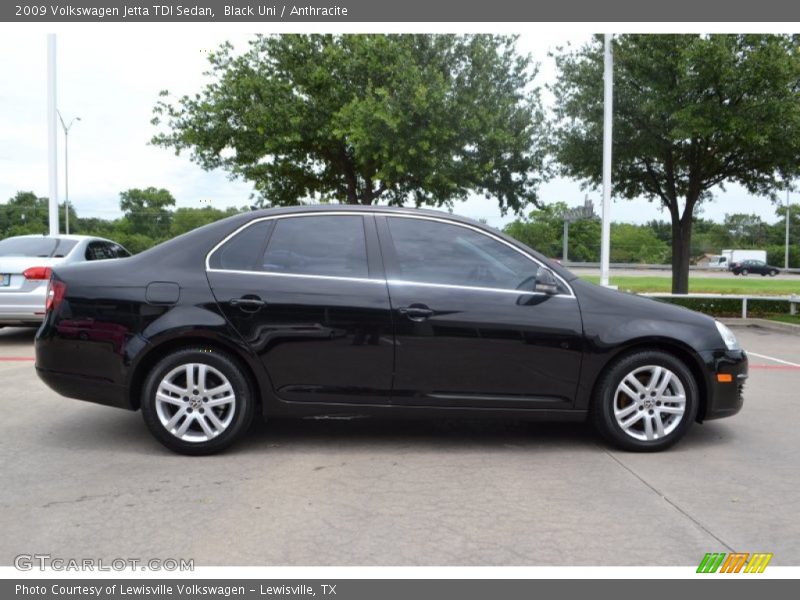 Black Uni / Anthracite 2009 Volkswagen Jetta TDI Sedan